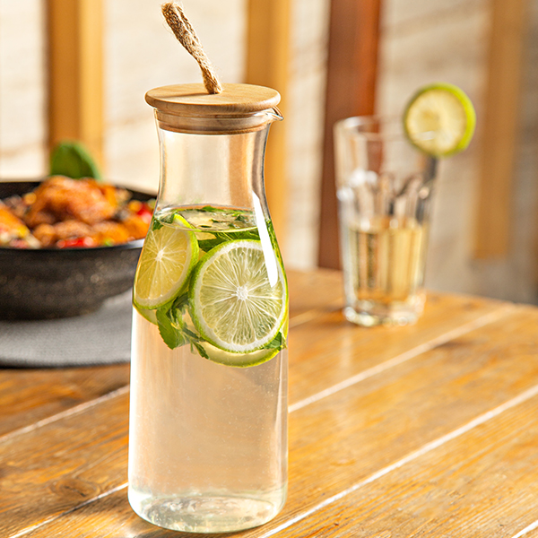 تصویر بطری راش درب چوبی از برند میس گلس