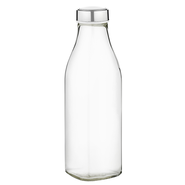 تصویر بطری شیر چهارگوش ساده