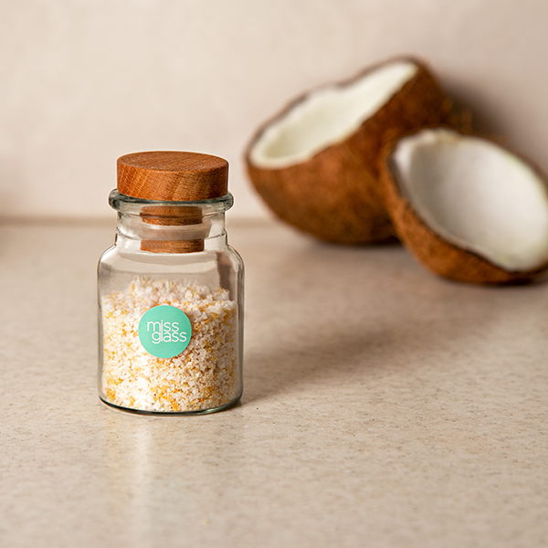 تصویر جا ادویه درب چوبی گرد