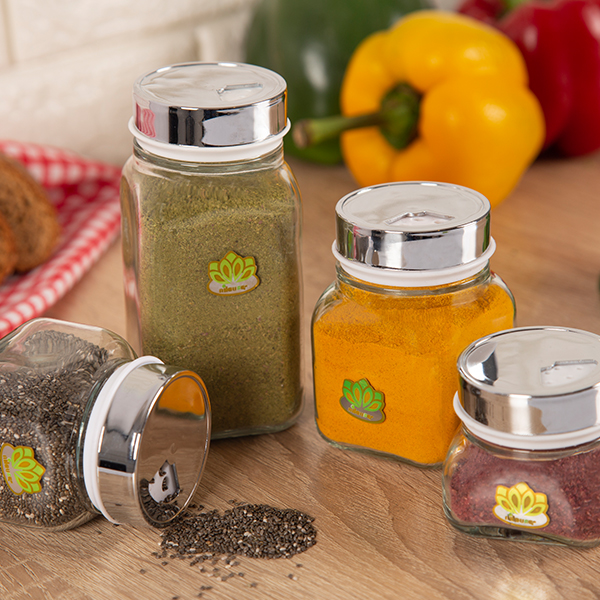 تصویر ادویه پاش‌های زئوس با درب  کروم