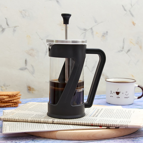 تصویر فرنچ پرس لوکس درب استیل برند میس گلس