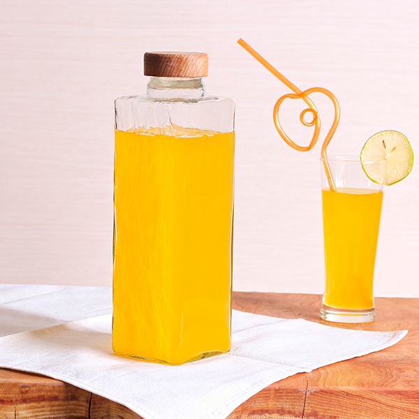 تصویر بطری آیس درب چوبی میس گلس